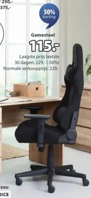 Jysk Nibe gamestoel aanbieding