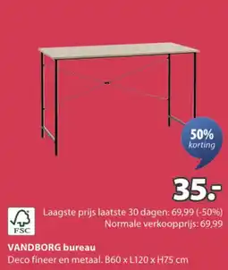 Jysk Vandborg bureau aanbieding