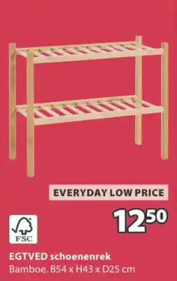 Jysk EGTVED schoenenrek aanbieding