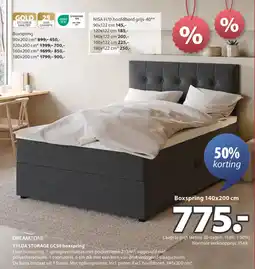 Jysk Dreamzone tylda storage GC50 boxspring aanbieding