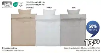 Jysk Dekbedovertrek aanbieding