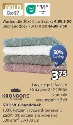 Jysk Stidsvig handdoek aanbieding