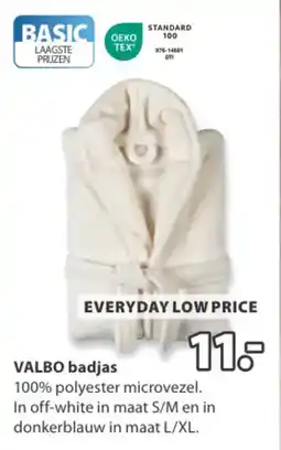 Jysk Valbo badjas aanbieding