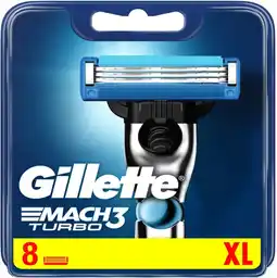 Bol.com Gillette - Mach3 – Turbo – Scheermesjes/Navulmesjes - 8 Stuks aanbieding