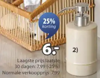 Jysk Smedby zeepdispenser aanbieding