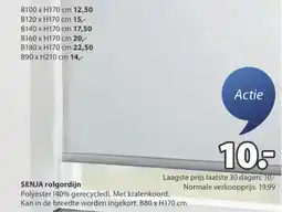 Jysk Senja rolgordijn aanbieding