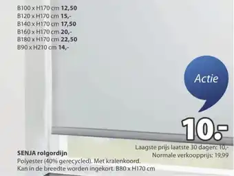 Jysk Senja rolgordijn aanbieding