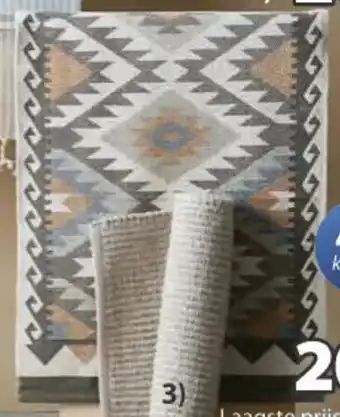 Jysk Reinrose vloerkleed aanbieding