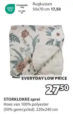 Jysk Storklokke sprei aanbieding