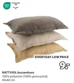 Jysk Nattviol kussenhoes aanbieding