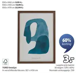Jysk Tord fotolijst aanbieding
