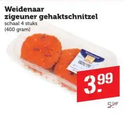 Dagwinkel Weidenaar zigeuner gehaktschnitzel aanbieding