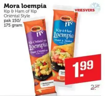 Dagwinkel Mora loempia aanbieding