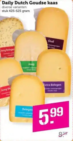 Dagwinkel Daily Dutch Goudse kaas aanbieding