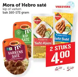 Coop Mora of Hebro saté aanbieding