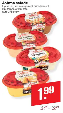 Coop Johma salade aanbieding
