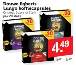 Coop Douwe Egberts Lungo koffiecapsules aanbieding