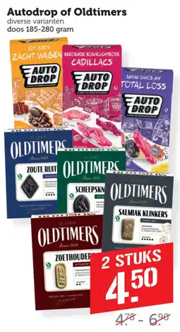 Coop Autodrop of Oldtimers aanbieding