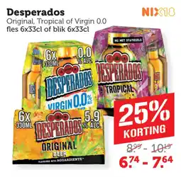 Coop Desperados Original, Tropical of Virgin 0.0 aanbieding