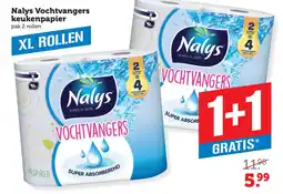 Coop Nalys Vochtvangers keukenpapier aanbieding