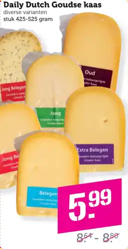Coop Daily Dutch Goudse kaas aanbieding