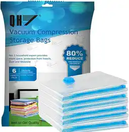 Amazon QH Premium vacuüm opbergzakken (60x40cm, 6) aanbieding