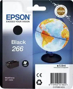 Bol.com Epson 266 - Inktcartridge - Zwart aanbieding