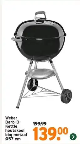 GAMMA Weber Barb-B- Kettle bbq metaal 057 cm aanbieding