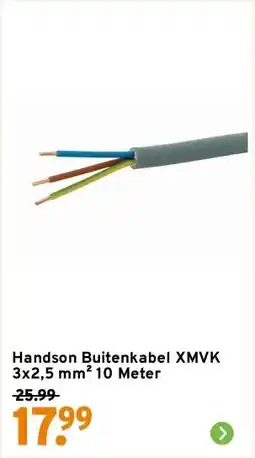 GAMMA Handson Buitenkabel XMVK 3x2,5 mm² 10 Meter aanbieding