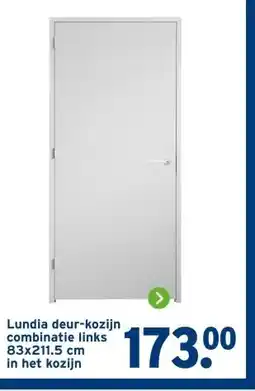 GAMMA Lundia deur-kozijn 83x211.5 cm in het kozijn aanbieding