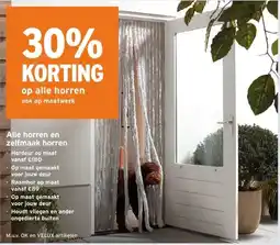 GAMMA 25% KORTING op alle horren aanbieding