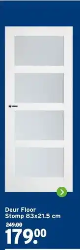 GAMMA Deur Floor Stomp 83x21.5 cm aanbieding