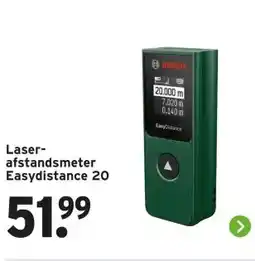 GAMMA Laser- afstandsmeter Easydistance 20 aanbieding