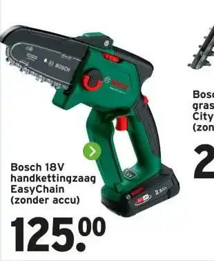 GAMMA Bosch 18V handkettingzaag EasyChain (zonder accu) aanbieding