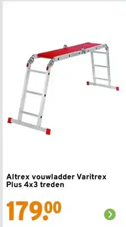 GAMMA Altrex vouwladder Varitrex Plus 4x3 treden aanbieding