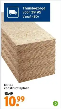 GAMMA OSB3 constructieplaat aanbieding