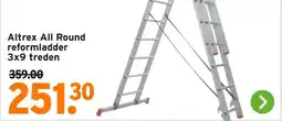 GAMMA Altrex All Round reformladder 3x9 treden aanbieding