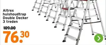 GAMMA Altrex huishoudtrap Double Decker 3 treden aanbieding