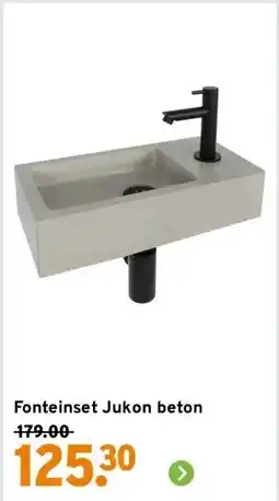 GAMMA Fonteinset Jukon beton aanbieding