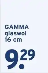 GAMMA GAMMA glaswol 16 cm aanbieding
