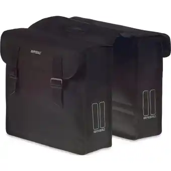 ANWB Basil fietstas dubbel Mara zwart 26L Zwart aanbieding