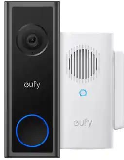 Coolblue Eufy Video Doorbell C30 + Chime met Wifi Repeater aanbieding