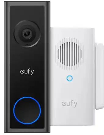 Coolblue Eufy Video Doorbell C30 + Chime met Wifi Repeater aanbieding