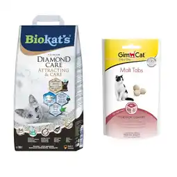 Zooplus 10 L Biokat's Diamond Care Attracting & Care - + 40g malt tabs gratis! aanbieding
