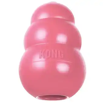 Zooplus KONG Puppy Maat M Roze Rubberen Puppyspeelgoed aanbieding