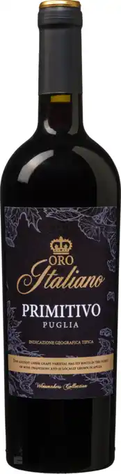 Wijnvoordeel Oro Italiano Primitivo aanbieding