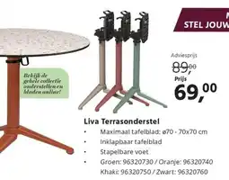 HANOS Liva Terrasonderstel aanbieding