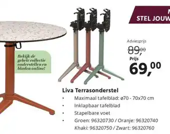 HANOS Liva Terrasonderstel aanbieding