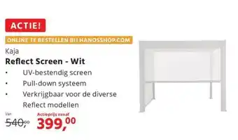 HANOS Reflect Screen Wit aanbieding