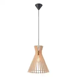 Praxis Nordlux hanglamp Groa natuur Ø34cm E27 aanbieding